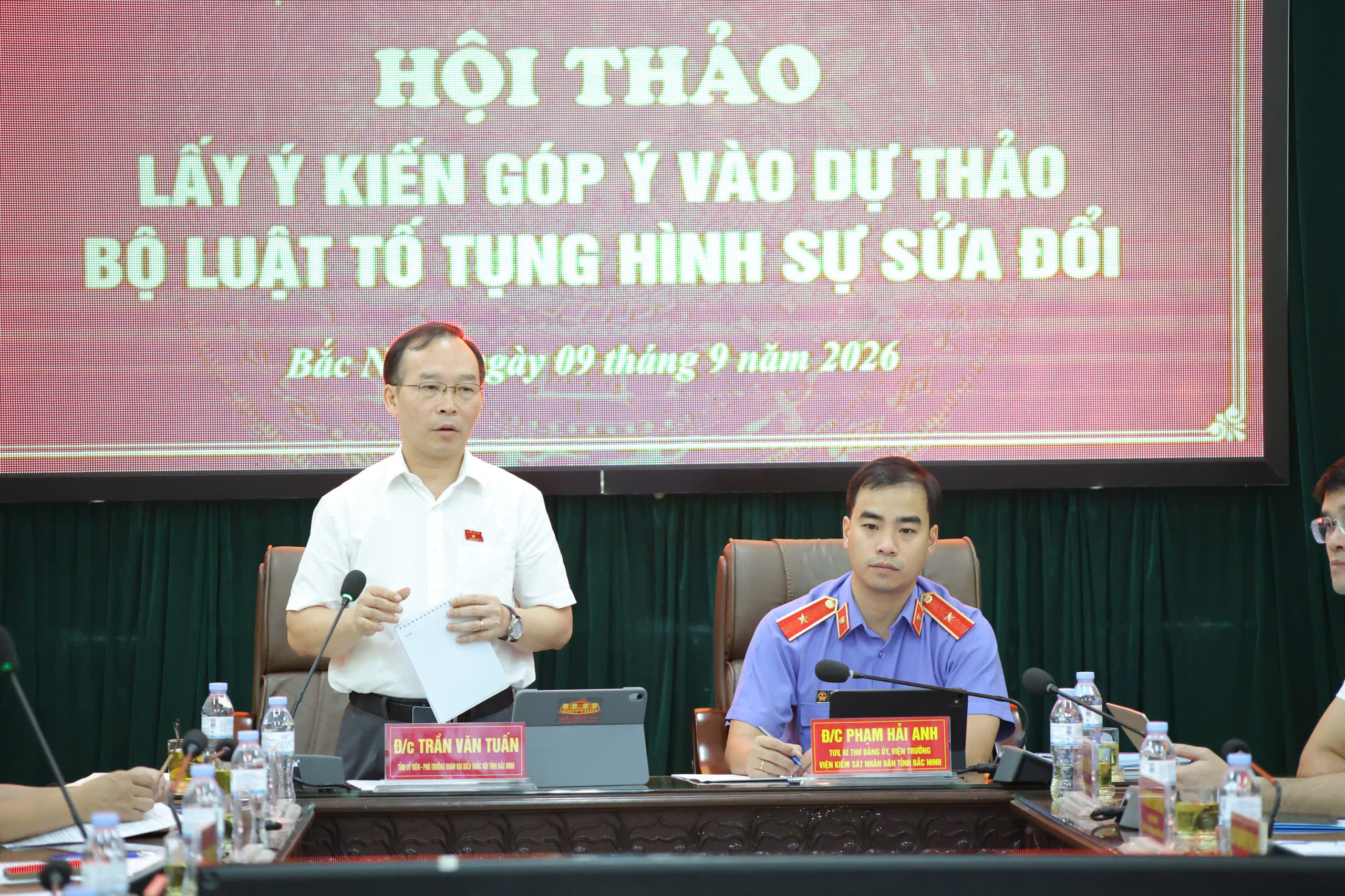 VKSND tỉnh Bắc Ninh tổ chức Hội thảo lấy ý kiến góp ý dự thảo Bộ luật Tố tụng hình sự sửa đổi