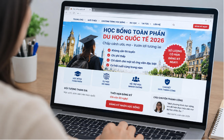 Bẫy lừa học bổng quốc tế  Chiêu trò tinh vi dụ du học sinh sập bẫy