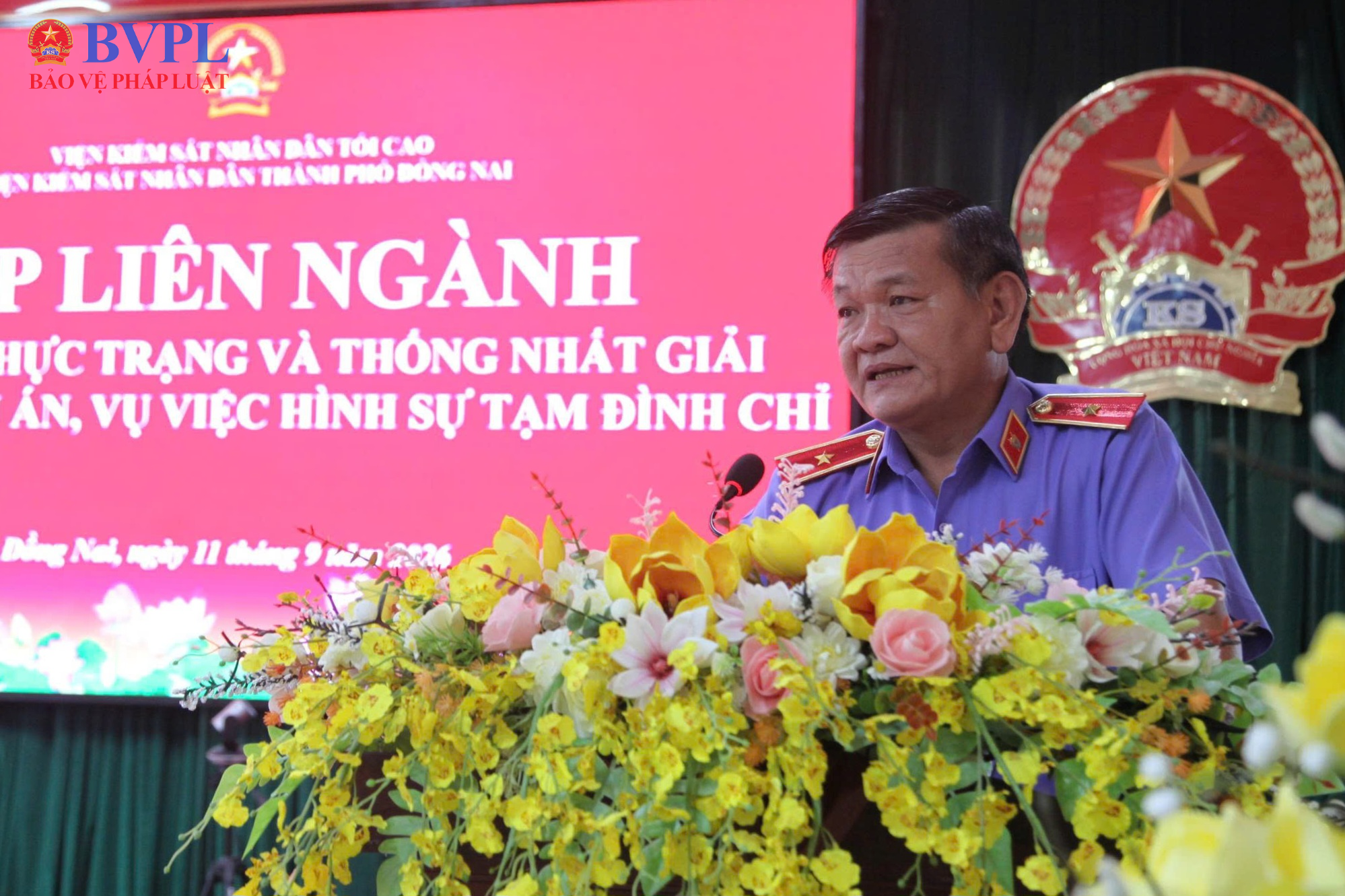 VKSND TP Đồng Nai phối hợp rà soát, giải quyết các vụ án, vụ việc hình sự tạm đình chỉ