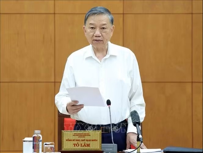 Tổng Bí thư, Chủ tịch nước Tô Lâm làm việc với Ban Chính sách, chiến lược Trung ương