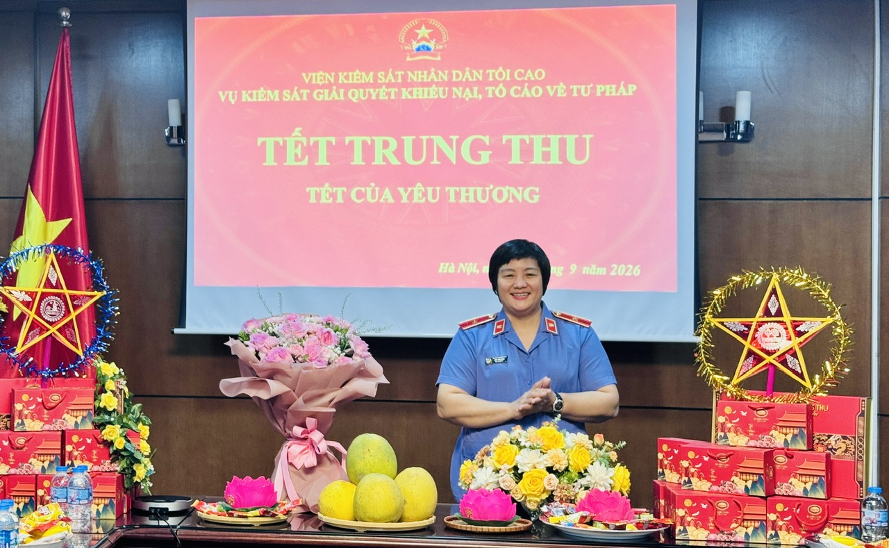 Vụ 12, VKSND tối cao tổ chức Ngày hội vui Tết Trung thu