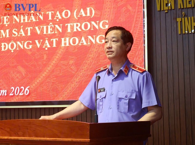 VKSND tỉnh Lâm Đồng tập huấn ứng dụng AI trong giải quyết án về động vật hoang dã