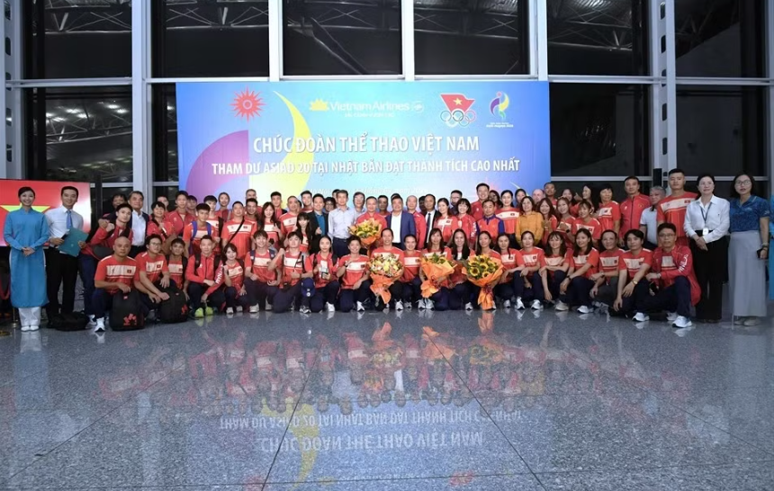 Đoàn Thể thao Việt Nam lên đường chinh phục đấu trường ASIAD