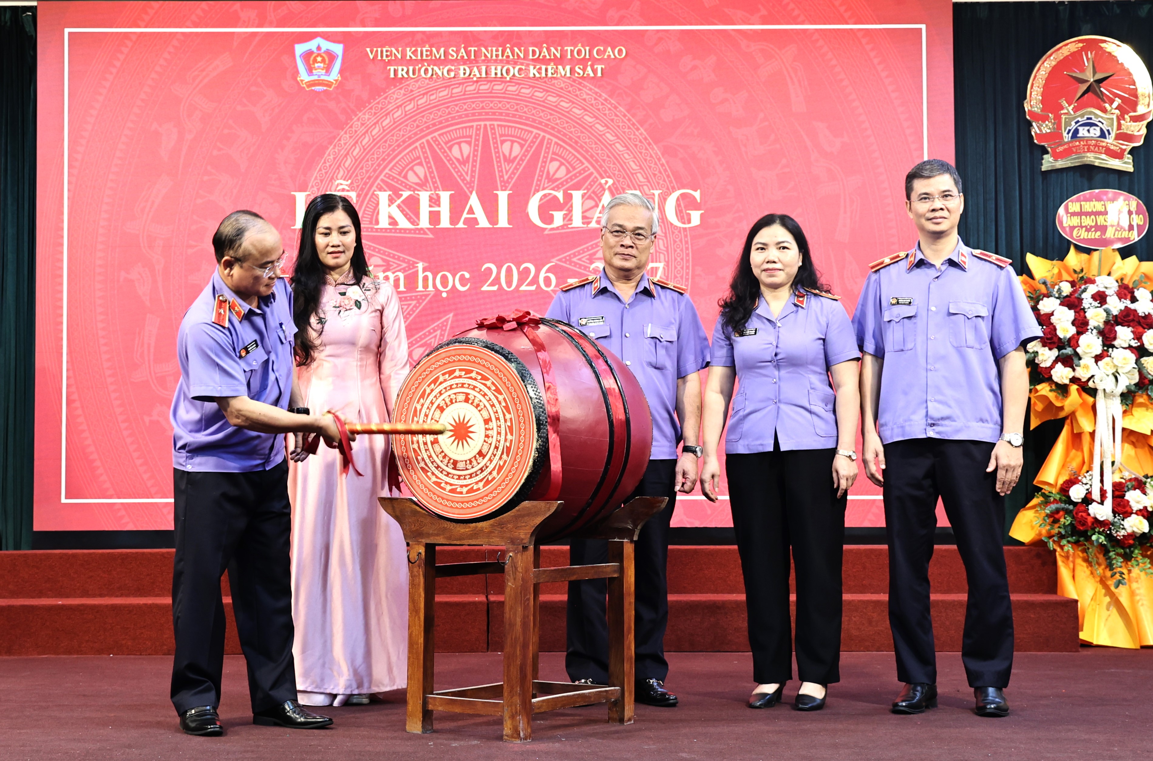 Trường Đại học Kiểm sát khai giảng năm học 2026-2027