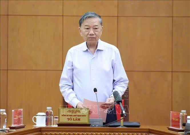 Tổng Bí thư, Chủ tịch nước Tô Lâm Phòng, chống tham nhũng, lãng phí, tiêu cực thực hiện đúng phương châm nói ít làm nhiều và làm đến cùng