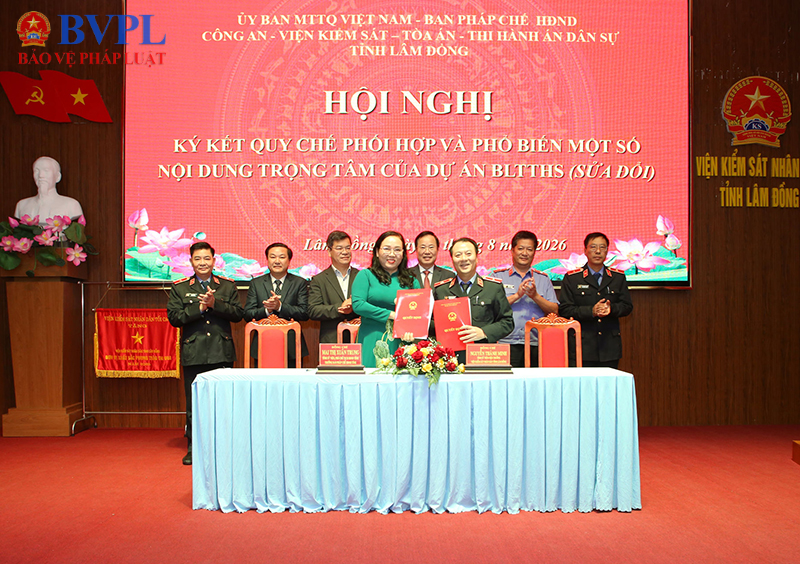 VKSND tỉnh Lâm Đồng ký kết 4 quy chế, tăng cường phối hợp trong hoạt động tư pháp