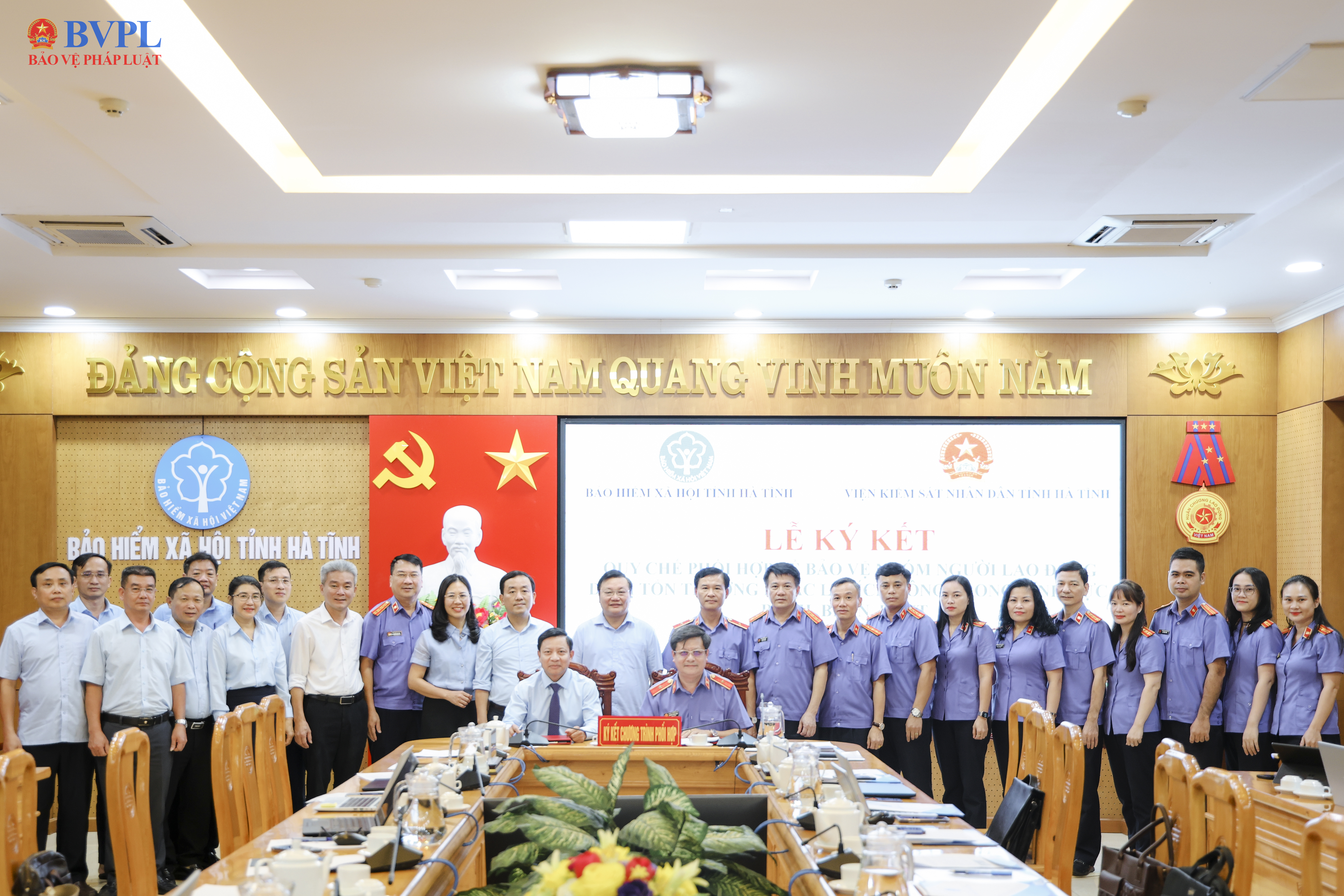 VKSND tỉnh và Bảo hiểm xã hội tăng cường phối hợp xử lý các vụ việc chậm đóng, trốn đóng bảo hiểm