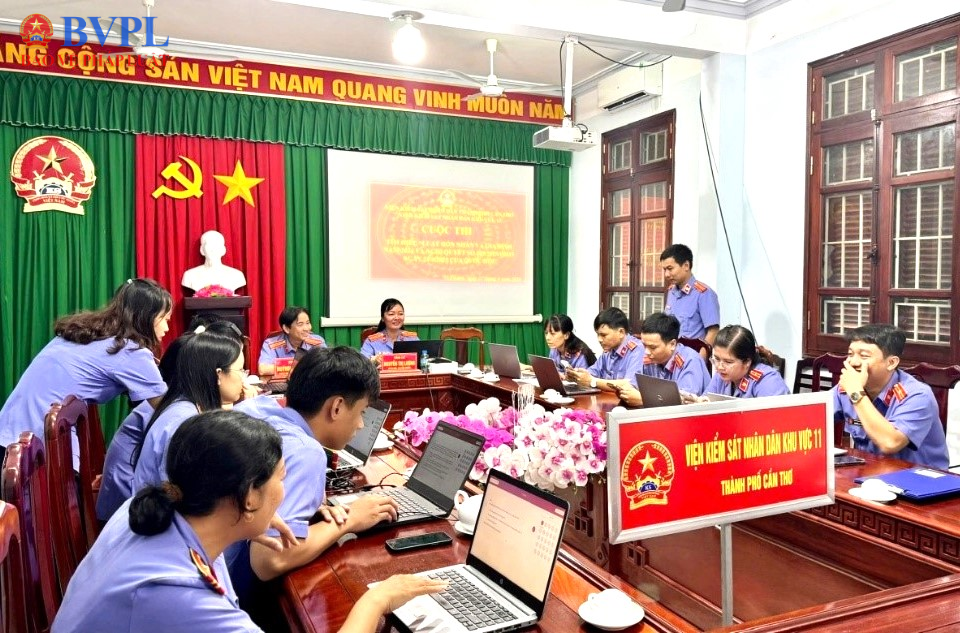 VKSND khu vực 11, TP Cần Thơ tổ chức cuộc thi trực tuyến tìm hiểu pháp luật
