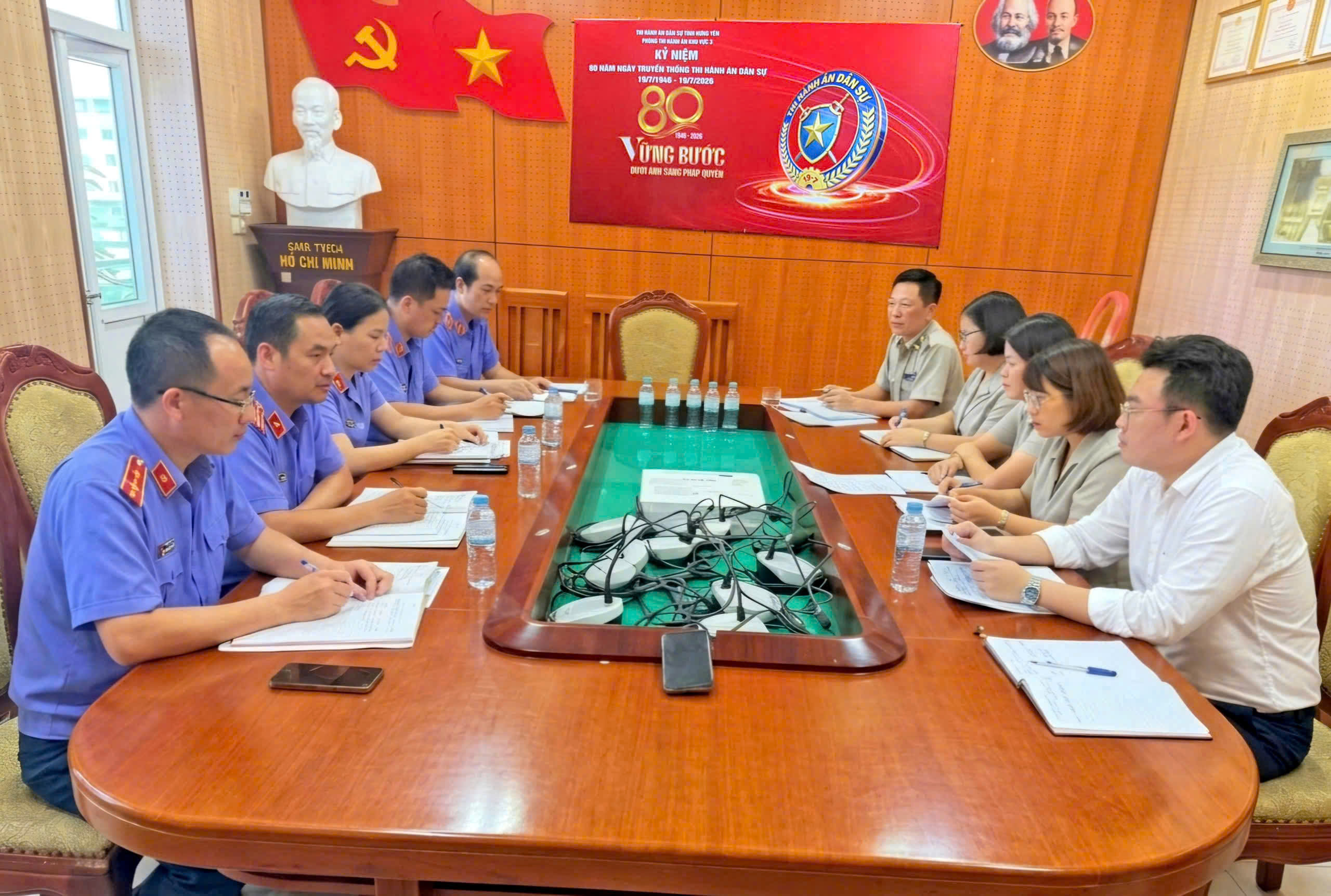 VKSND khu vực 3, tỉnh Hưng Yên trực tiếp kiểm sát hoạt động thi hành án dân sự