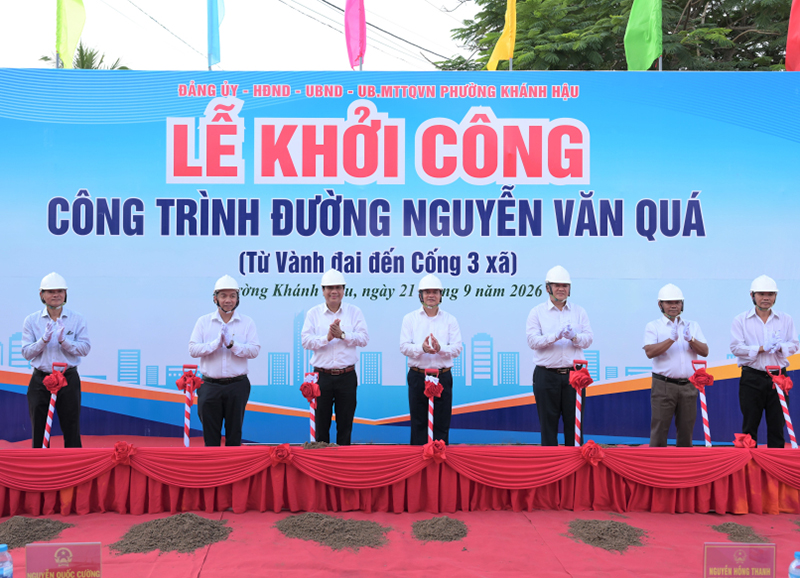 Tây Ninh khởi công nâng cấp đường Nguyễn Văn Quá
