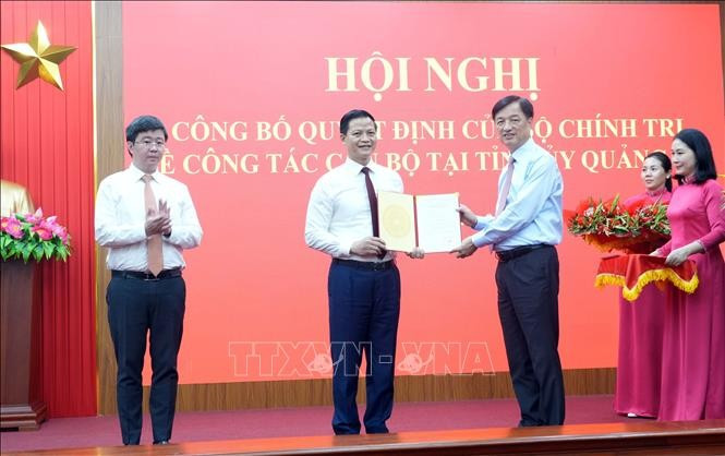 Đồng chí Vương Quốc Tuấn giữ chức Bí thư Tỉnh ủy Quảng Trị