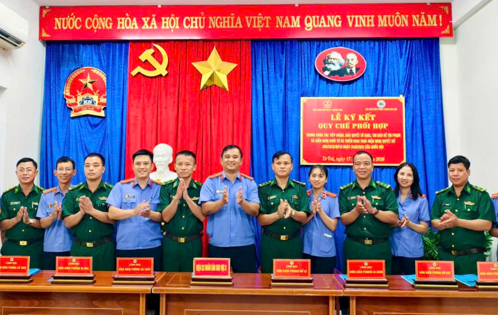 VKSND khu vực 8 và các Đồn Biên phòng phòng, chống tội phạm trên địa bàn biên giới