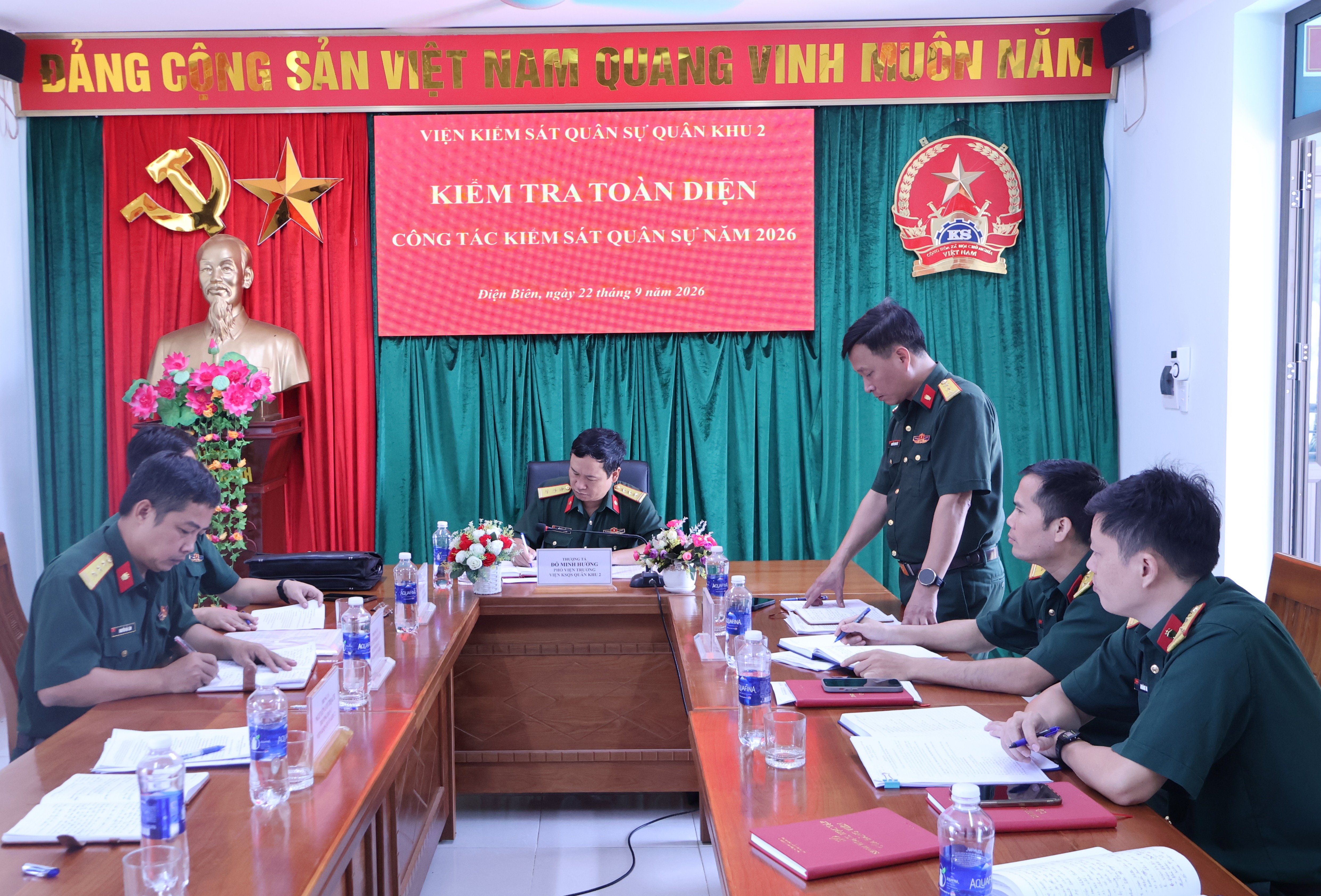 VKSQS Quân khu 2 kiểm tra toàn diện công tác VKSQS khu vực 23