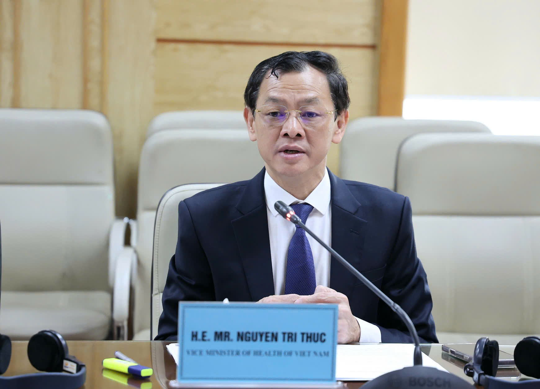Ông Nguyễn Tri Thức thôi giữ chức Thứ trưởng Bộ Y tế