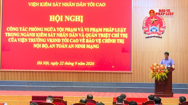 Tăng cường phòng ngừa tội phạm, vi phạm pháp luật và bảo vệ an ninh nội bộ trong ngành Kiểm sát