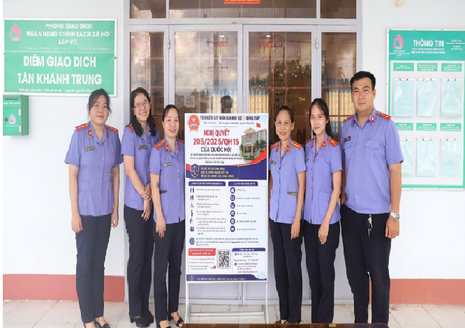 VKSND khu vực 7, tỉnh Đồng Tháp tuyên truyền Nghị quyết số 205