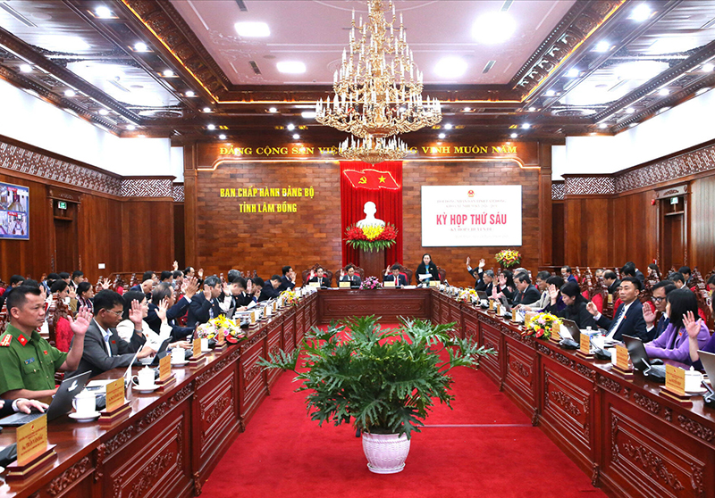 HĐND tỉnh Lâm Đồng chính thức thông qua 32 Nghị quyết