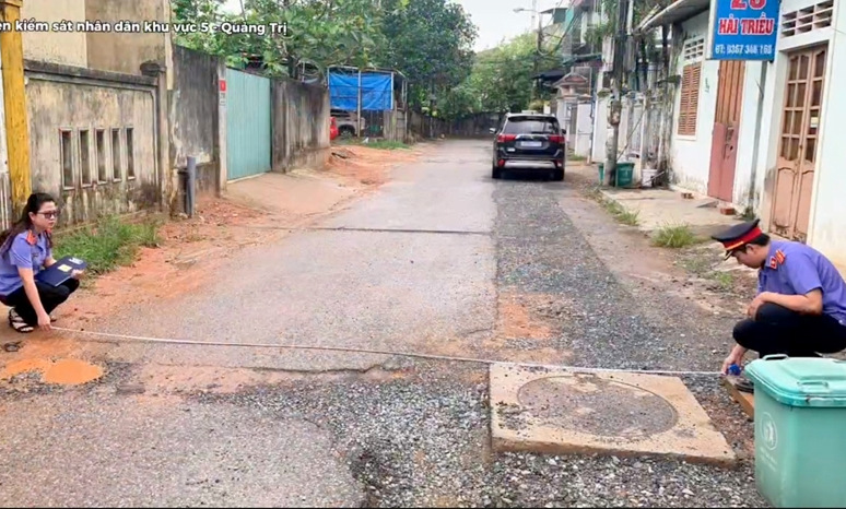 Quảng Trị khắc phục 17 nắp hố ga sau kiến nghị của VKSND khu vực 5