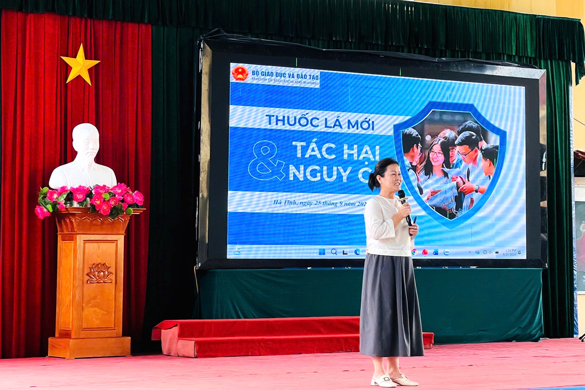 Trang bị kỹ năng phòng, chống tác hại của thuốc lá mới đối với học sinh