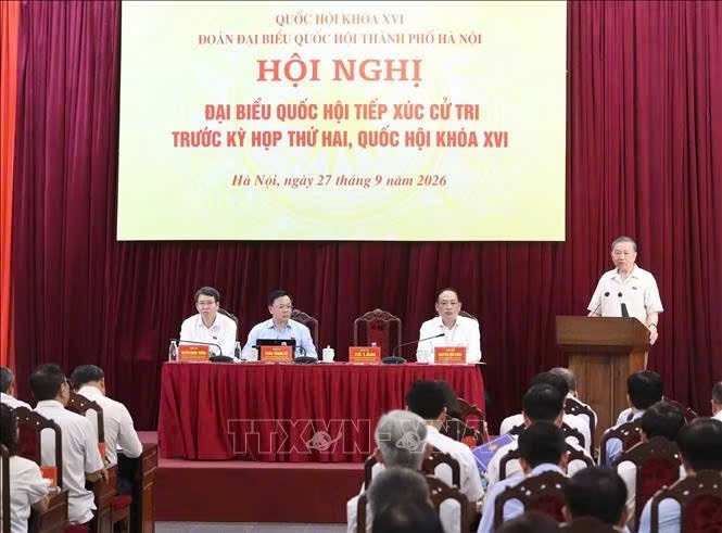 Tổng Bí thư, Chủ tịch nước Tô Lâm Thủ đô không chỉ phát triển nhanh mà phải có chất lượng, bản sắc và ngày càng đáng sống