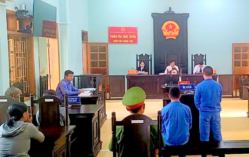 Hai bị cáo lĩnh án tù trong vụ án ma túy tại Quảng Ngãi