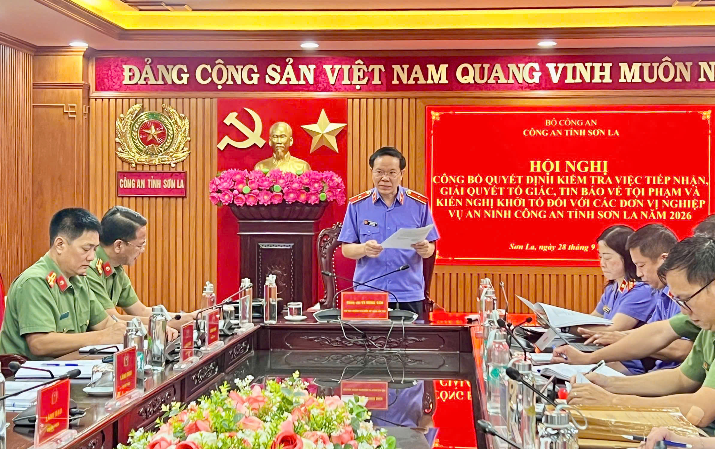 Tăng cường kiểm tra việc tiếp nhận, giải quyết nguồn tin về tội phạm