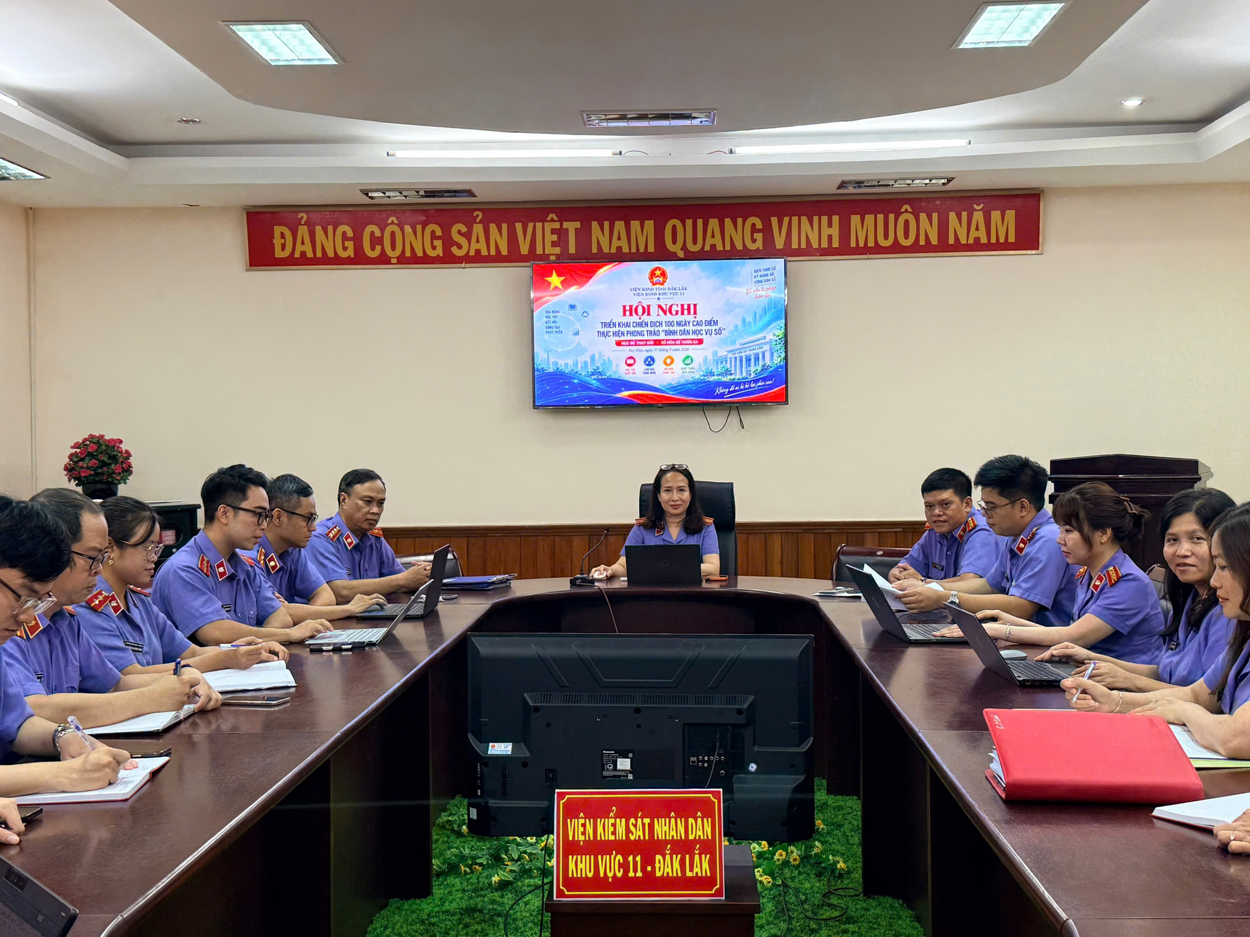 VKSND khu vực 11, tỉnh Đắk Lắk hoàn thành Phong trào “Bình dân học vụ số”