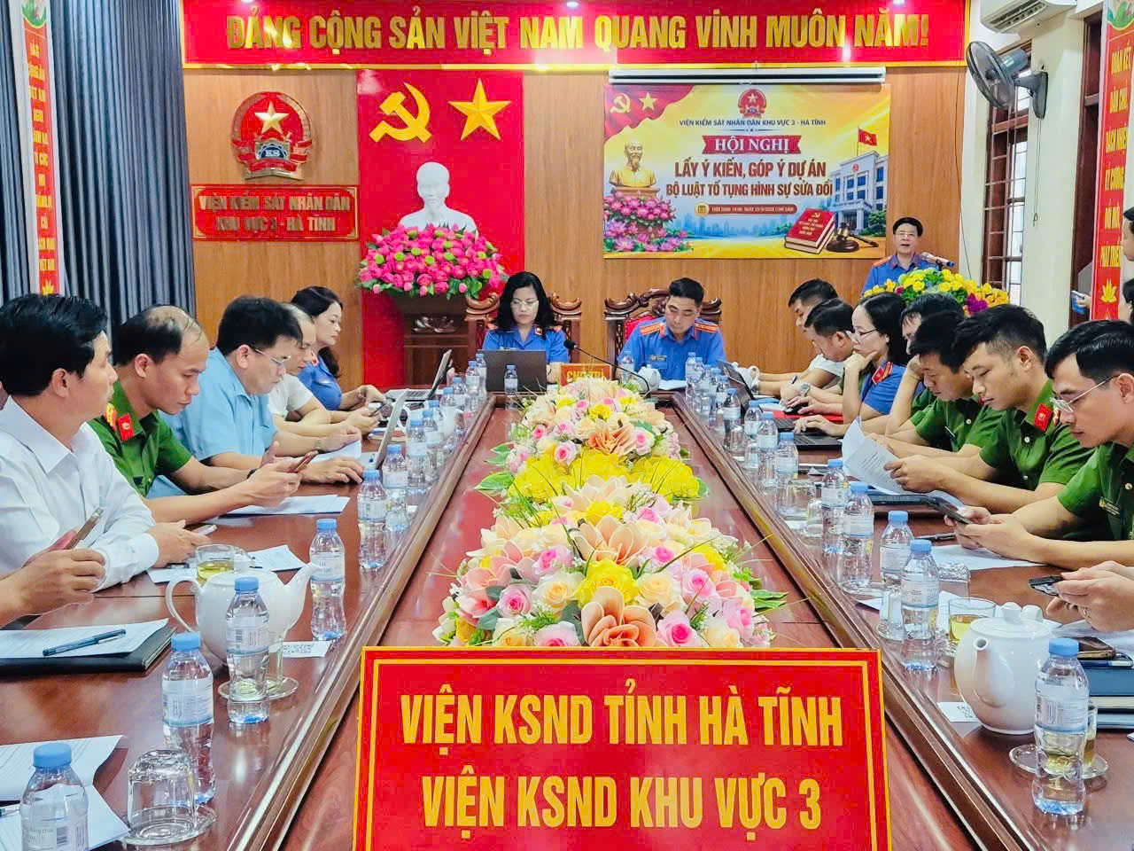 VKSND khu vực 3 - Hà Tĩnh góp ý Dự án Bộ luật Tố tụng hình sự sửa đổi