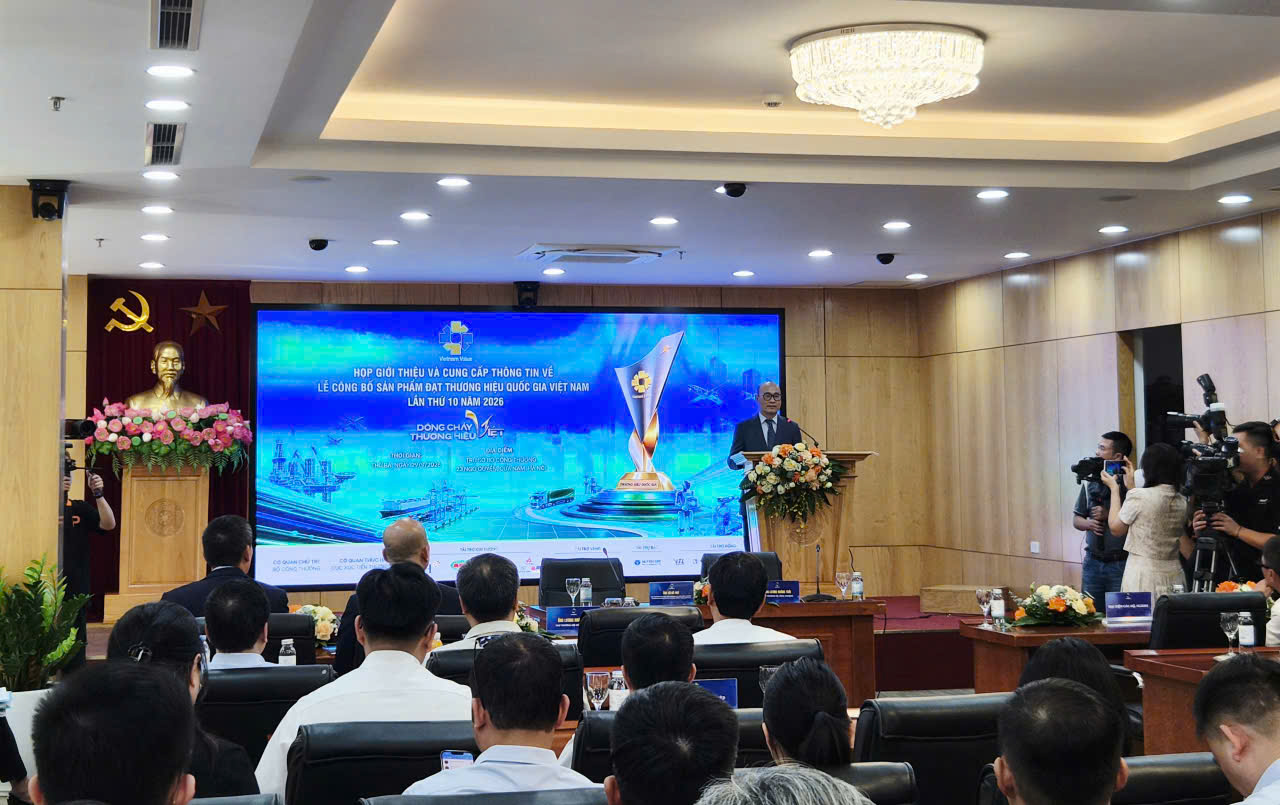 499 sản phẩm được công nhận đạt Thương hiệu quốc gia năm 2026