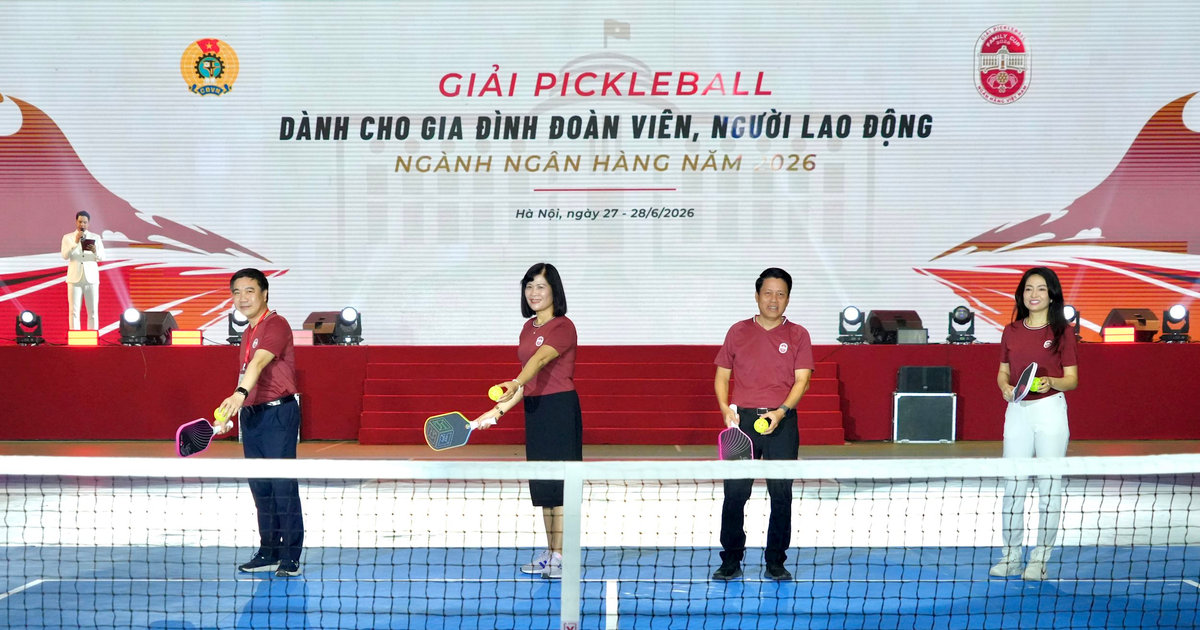 Giải Pickleball Family Cup Ngân hàng Việt Nam 2026 diễn ra thành công tốt đẹp