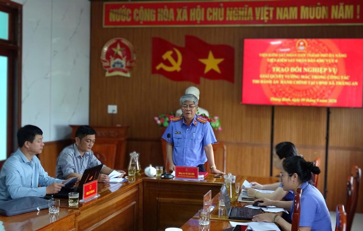 VKSND khu vực 6 tháo gỡ vướng mắc thi hành án hành chính
