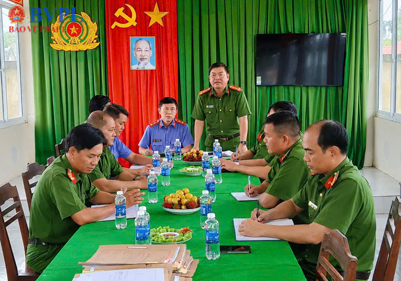 VKSND khu vực 3, TP Cần Thơ trực tiếp kiểm sát tại Phân trại tạm giam Phong Điền