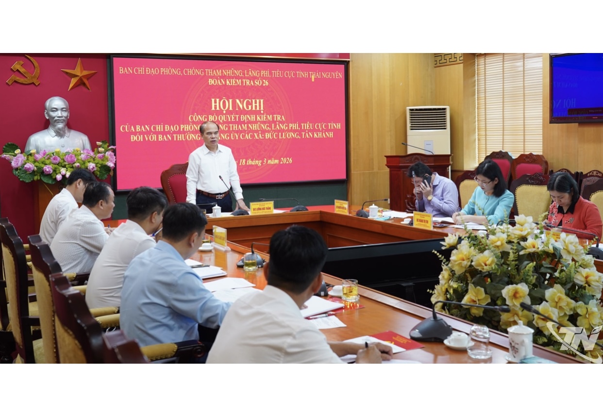 Ban hành Bộ Chỉ số đánh giá công tác phòng, chống tham nhũng, lãng phí, tiêu cực