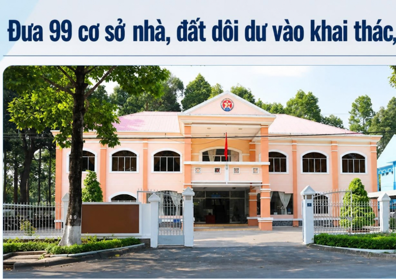 Đồng Tháp đưa 99 cơ sở nhà, đất dôi dư vào khai thác, sử dụng