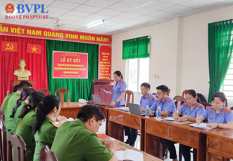 Trực tiếp kiểm sát tại Phân trại tạm giam khu vực Ninh Kiều