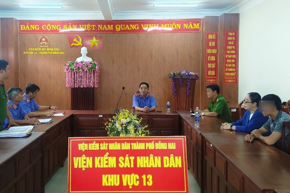 VKSND khu vực 13, TP Đồng Nai tham gia phiên họp xét áp dụng biện pháp xử lý chuyển hướng