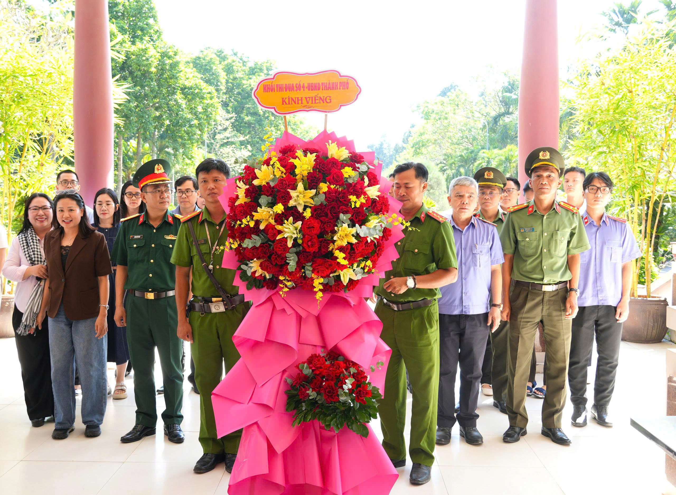 VKSND TP Đồng Nai tham gia hoạt động về nguồn tại Khu di tích lịch sử Rừng Sác