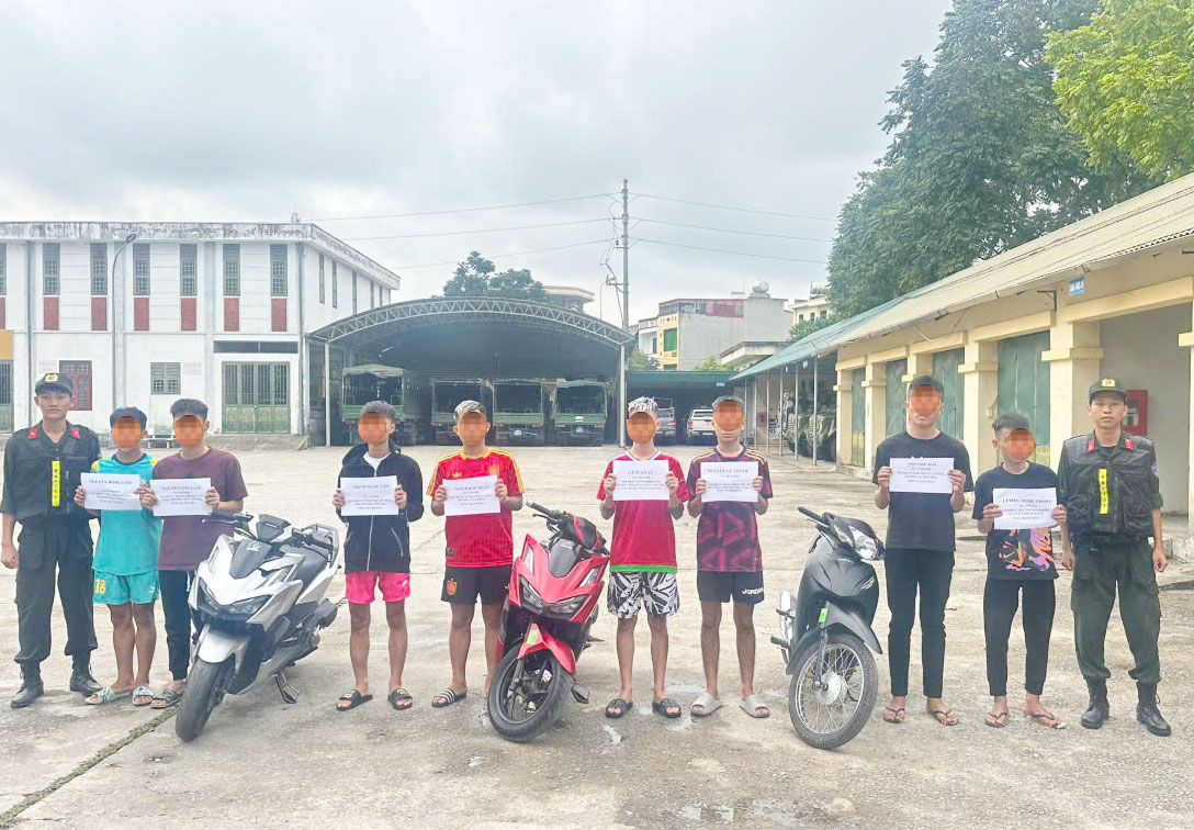 Ngăn chặn, bắt giữ nhiều nhóm thanh, thiếu niên gây rối tại khu vực Sầm Sơn