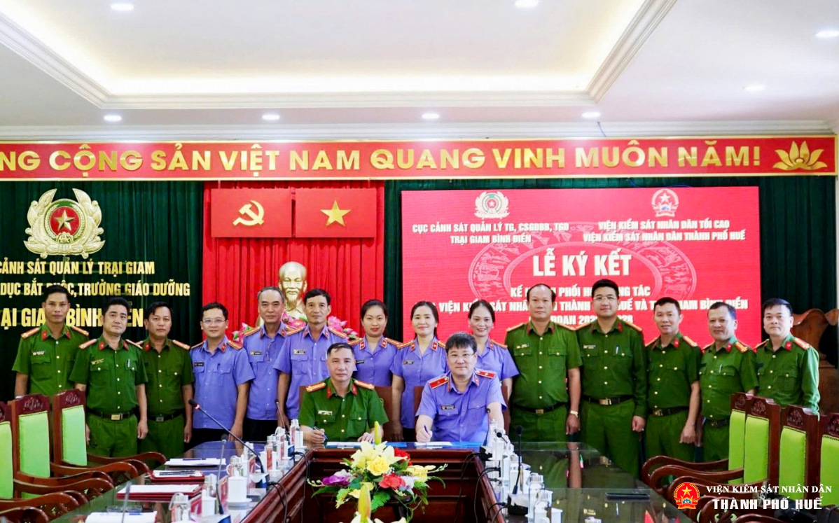 VKSND TP Huế tăng cường phối hợp, nâng cao hiệu quả thi hành án phạt tù