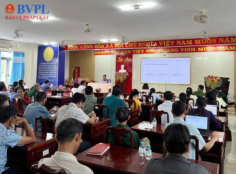 VKSND khu vực 13, TP Đồng Nai tuyên truyền pháp luật cho người dân vùng biên giới