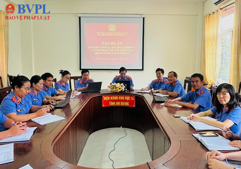 VKSND khu vực 14, tỉnh An Giang đẩy mạnh ứng dụng công nghệ số và AI