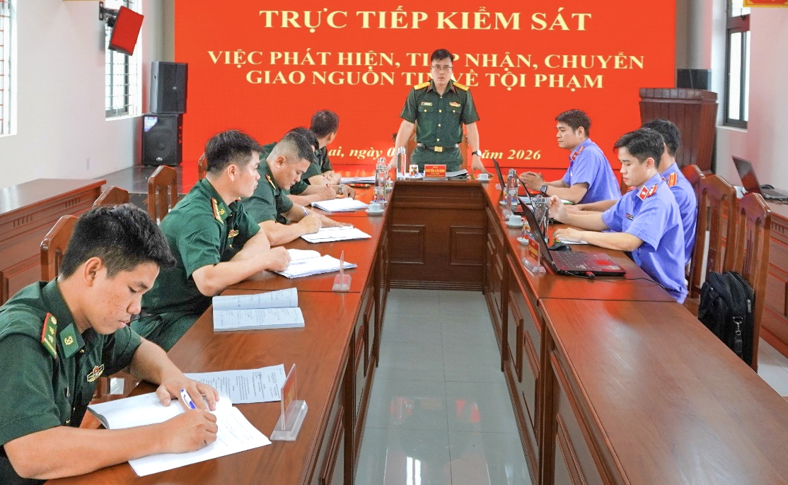 Kiểm sát việc phát hiện, giải quyết nguồn tin về tội phạm tại các đồn biên phòng trên tuyến biển