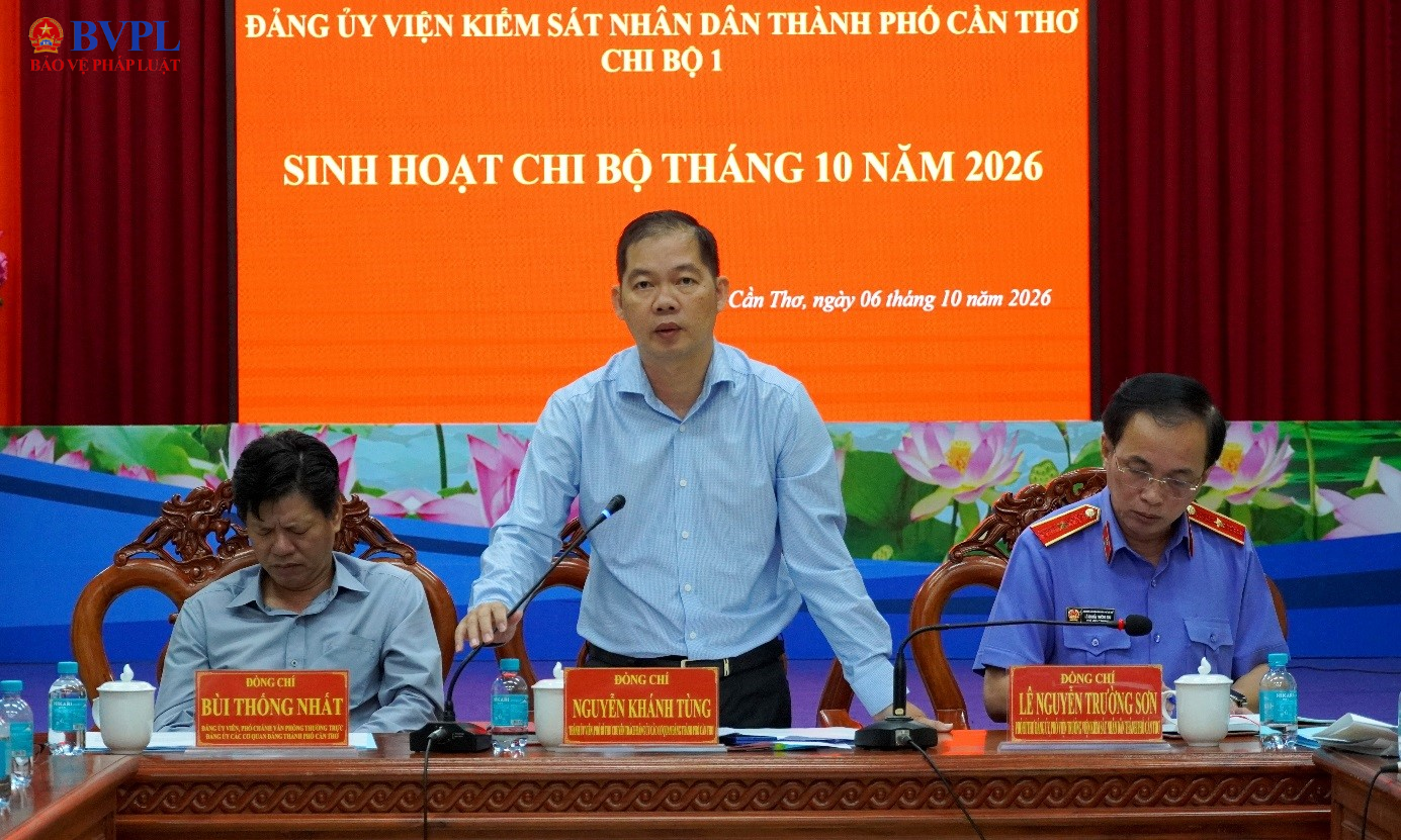 Chi bộ 1 VKSND TP Cần Thơ đổi mới sinh hoạt Đảng gắn với kỹ năng số