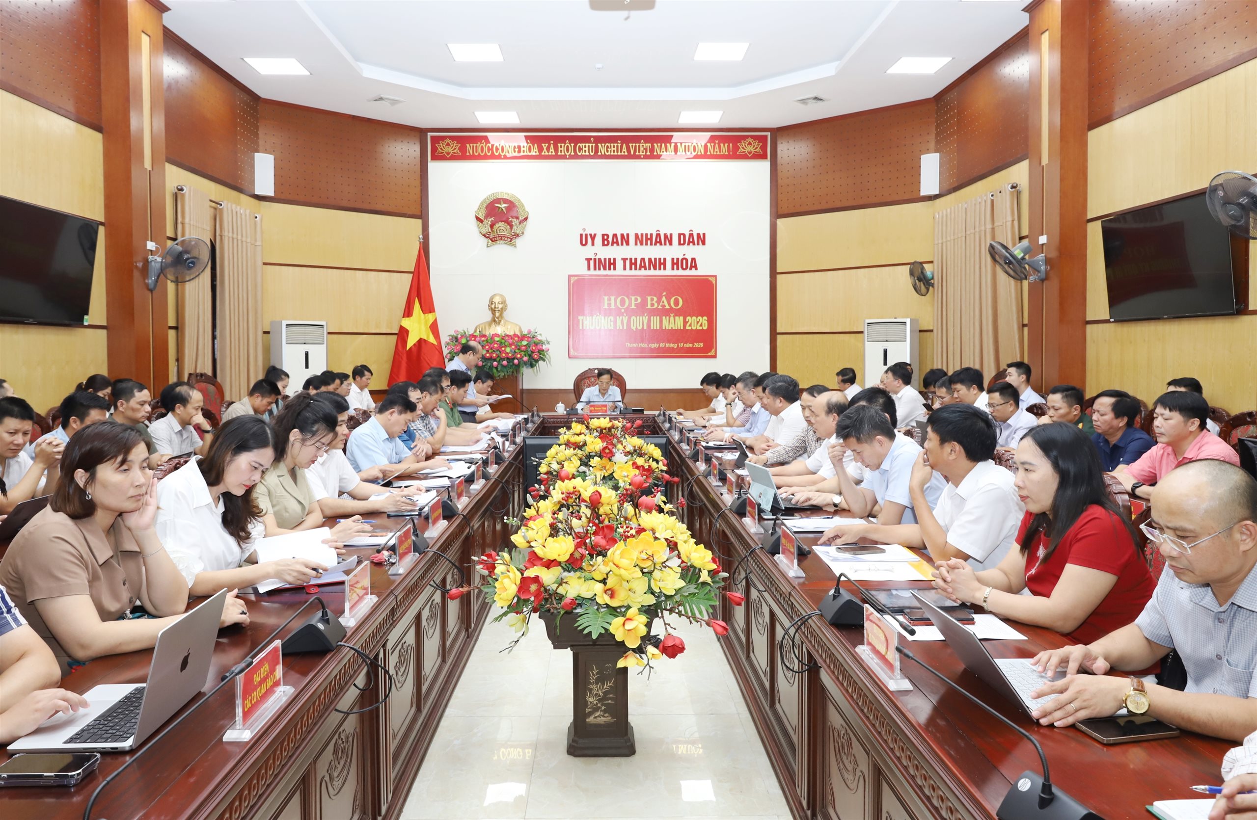 Thanh Hóa tổ chức họp báo thường kỳ Quý III năm 2026