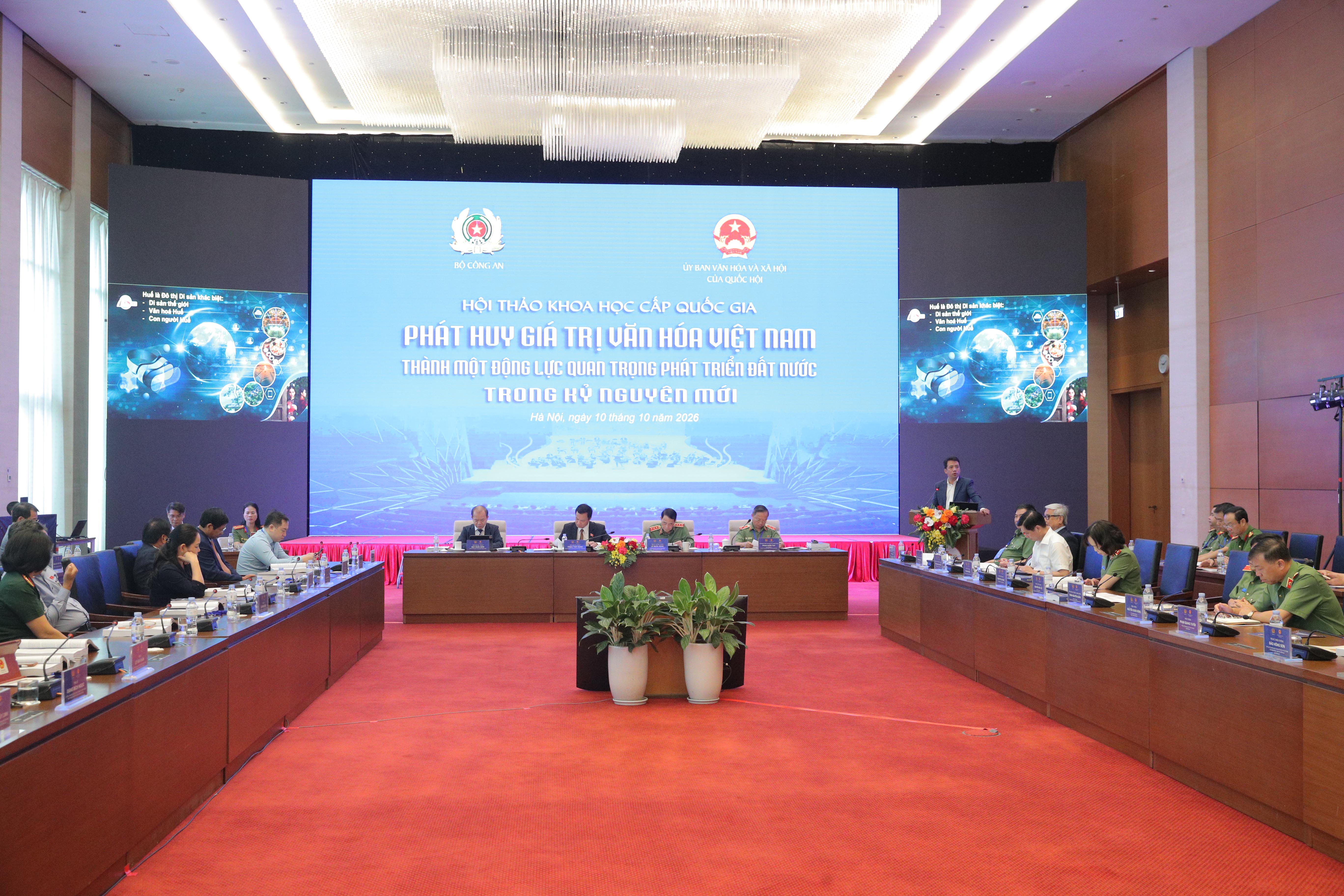 Phát huy giá trị văn hoá Việt Nam thành một động lực quan trọng phát triển đất nước trong kỷ nguyên mới