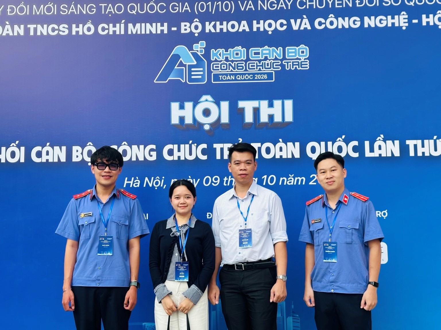 Cán bộ trẻ Đoàn Cơ sở VKSND TP Cần Thơ giành giải Ba Hội thi Tin học toàn quốc