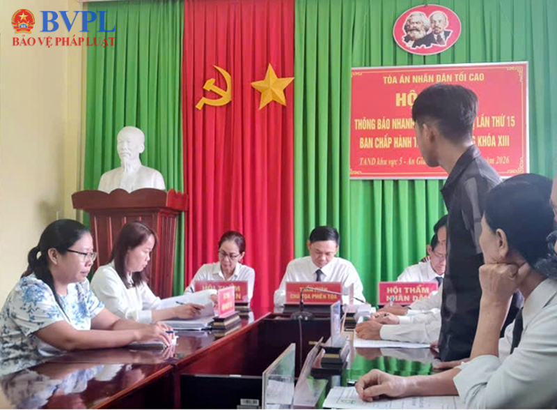 Phối hợp xét xử vụ án theo mô hình phòng xử án thân thiện