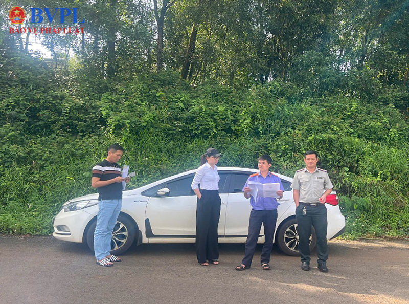 VKSND khu vực 7, tỉnh Lâm Đồng kiểm sát xác minh tài sản thi hành án