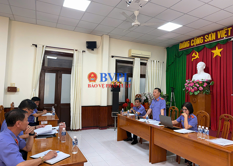 VKSND tỉnh Lâm Đồng kiểm tra, giám sát tại VKSND khu vực 10