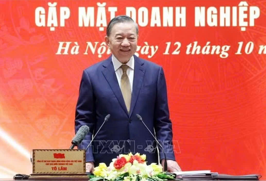 Tổng Bí thư, Chủ tịch nước Tô Lâm Doanh nghiệp vững mạnh góp phần bồi đắp sức mạnh quốc gia